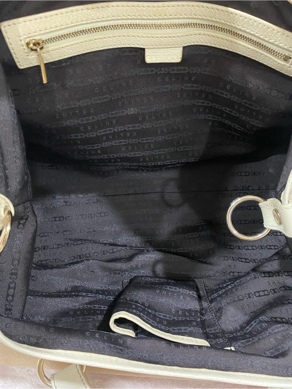 Celine Ruched Monogram Bag - Picture 5 of 9